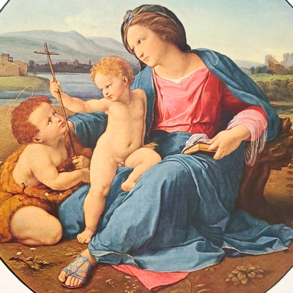 National Gallery of Art , RAPHAEL (1483-1520) , The Alba Madonna - Picture 2 of 8